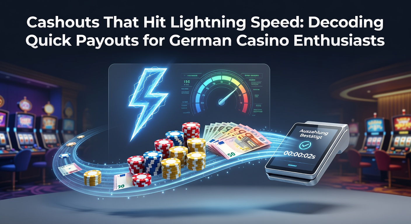 Grafik mit Uhr und Euro-Symbolen, die ultraschnelle Casino-Auszahlungen symbolisieren