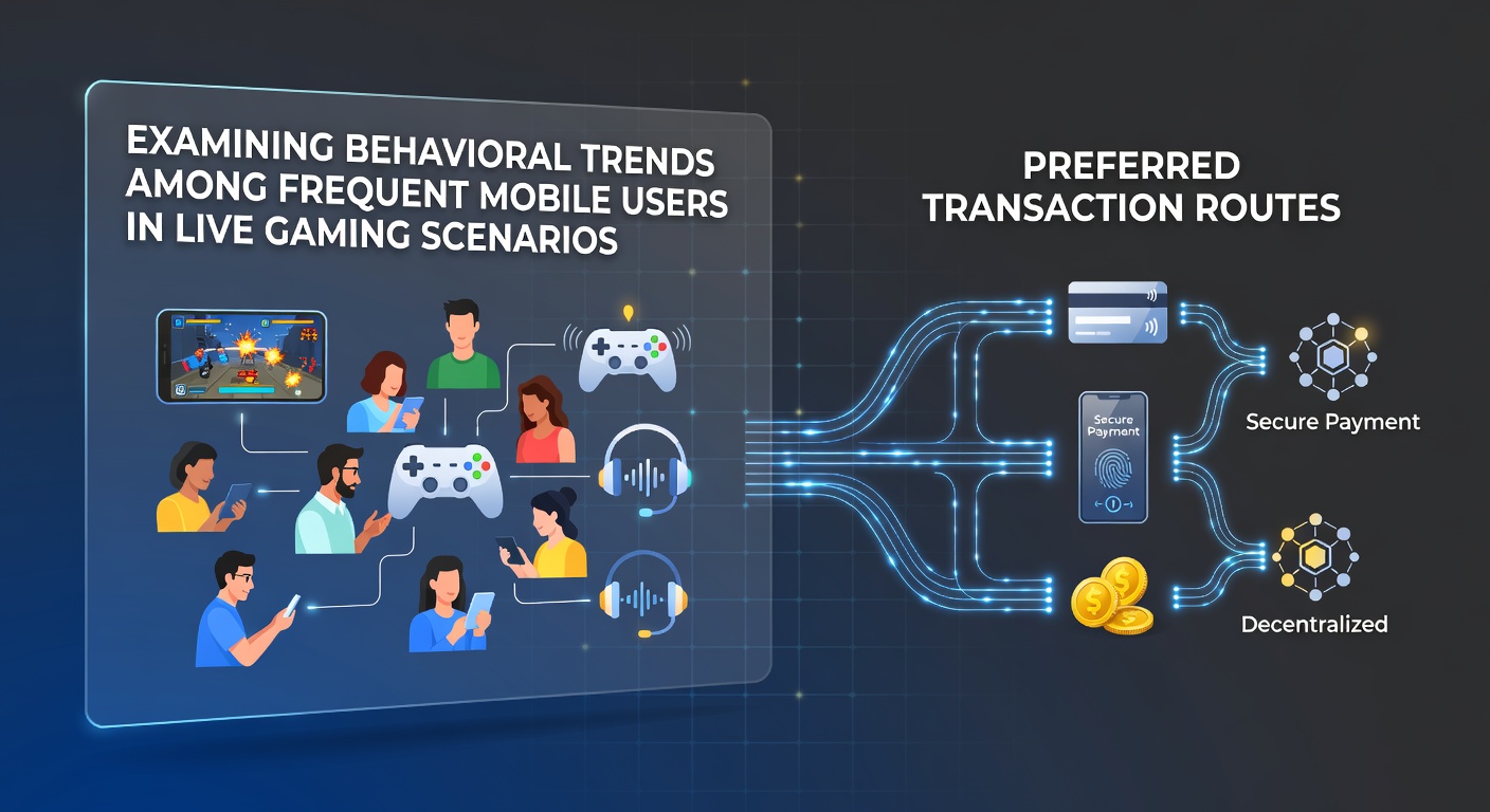 Analyse von Verhaltensmustern bei mobilen Live-Gaming-Nutzern und bevorzugten Transaktionsrouten