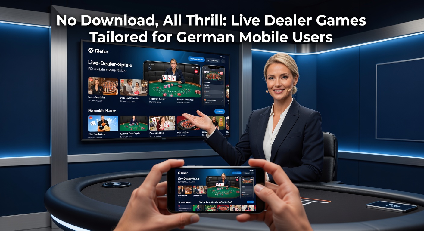 Live-Dealer-Roulette auf einem Smartphone in deutscher Sprache, mit Croupier und Spielern im Echtzeit-Chat